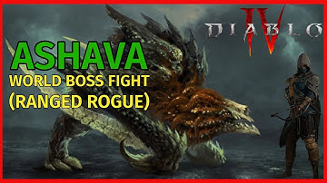 Ashava Server Slam World Boss Fight | Diablo 4 Ranged Rogue