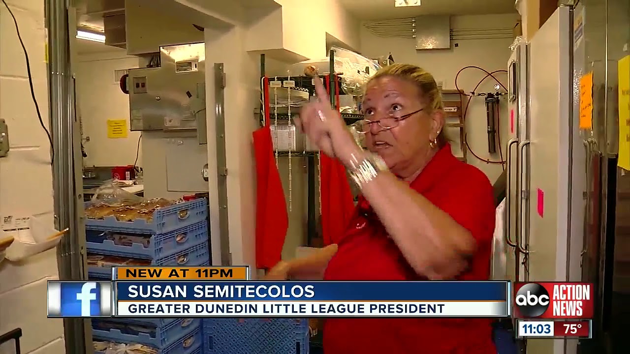 Shirtless burglar caught on camera stealing cash, hot dogs from Little League concession stand