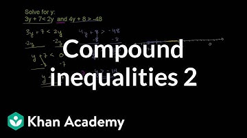 Compound inequalities 2 | Linear inequalities | Algebra I | Khan Academy