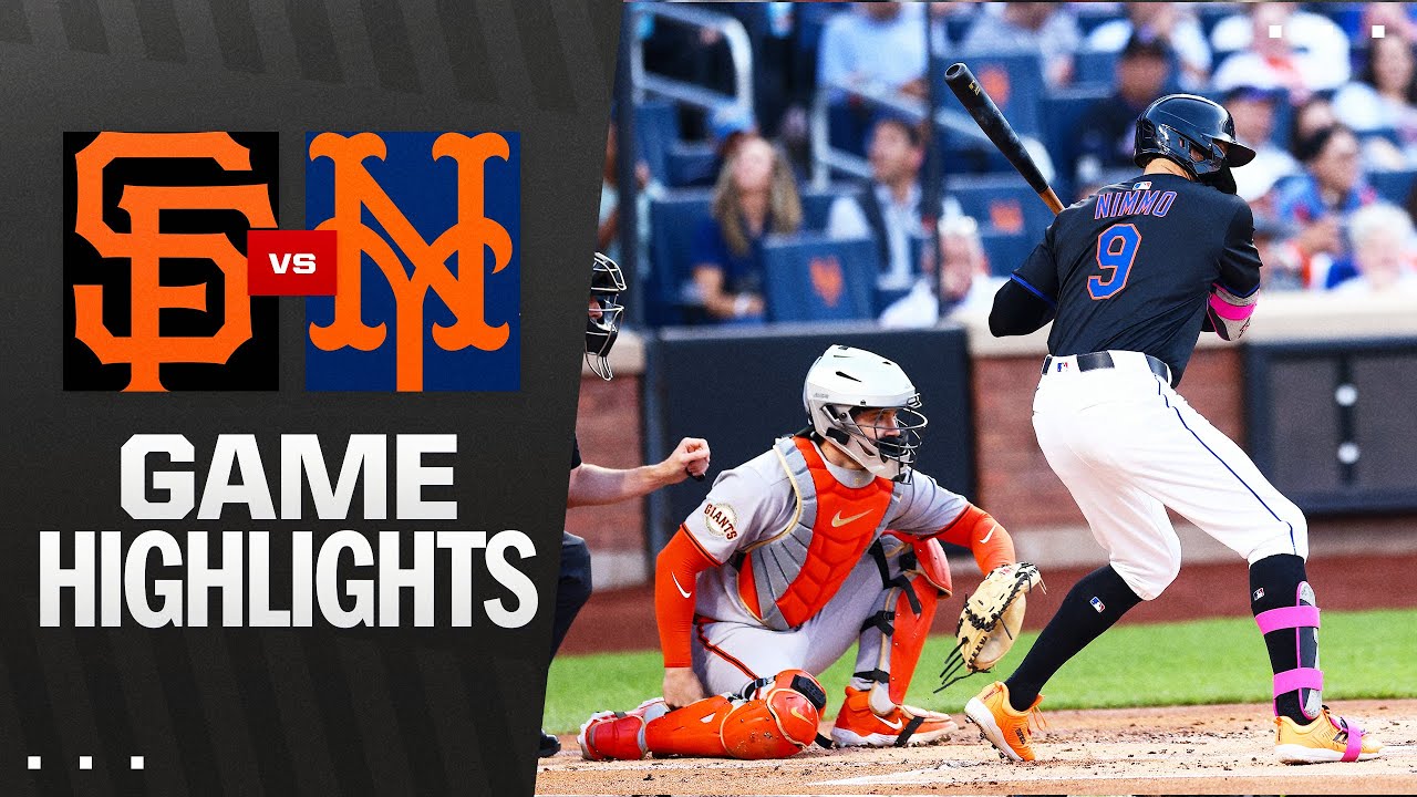 Giants vs. Mets Game Highlights (8/1/25) | MLB Highlights