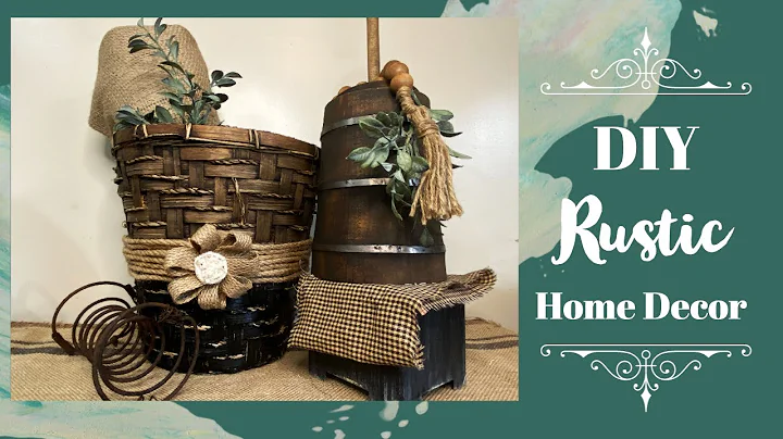 DIY Rustic Decor | Easy Flips For Home Decorating | Budget Friendly