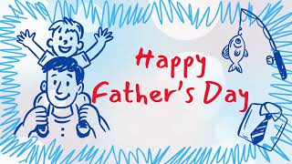 Happy Father's Day 💙 | Background Loop with Relaxing Music | 1 Hour Screensaver | Digital Display Happy Father's Day 💙 | Background Loop with Relaxing Music | 1 Hour Screensaver | Digital Display