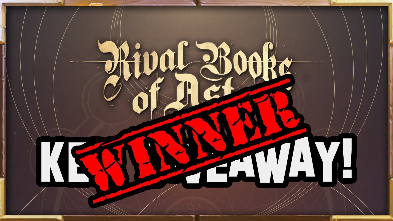 KEY GIVEAWAY WINNER! | Rival Books of Aster
