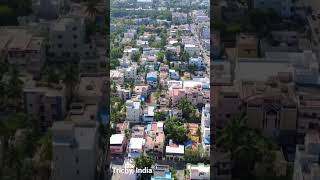 A thousand stories hidden beneath these rooftops. 🚁🌴 #aerialphotography #trichy