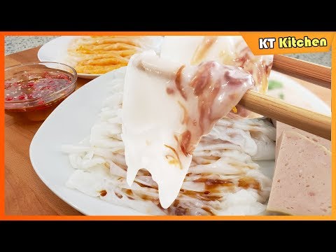 Video Cách Pha Bột BÁNH CUỐN BÁNH ƯỚT Tráng Bằng Chảo Mỏng... - youtube