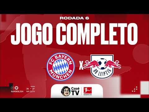 JOGO COMPLETO: BAYERN DE MUNIQUE X RB LEIPZIG | BUNDESLIGA 26/27 | 6ª RODADA