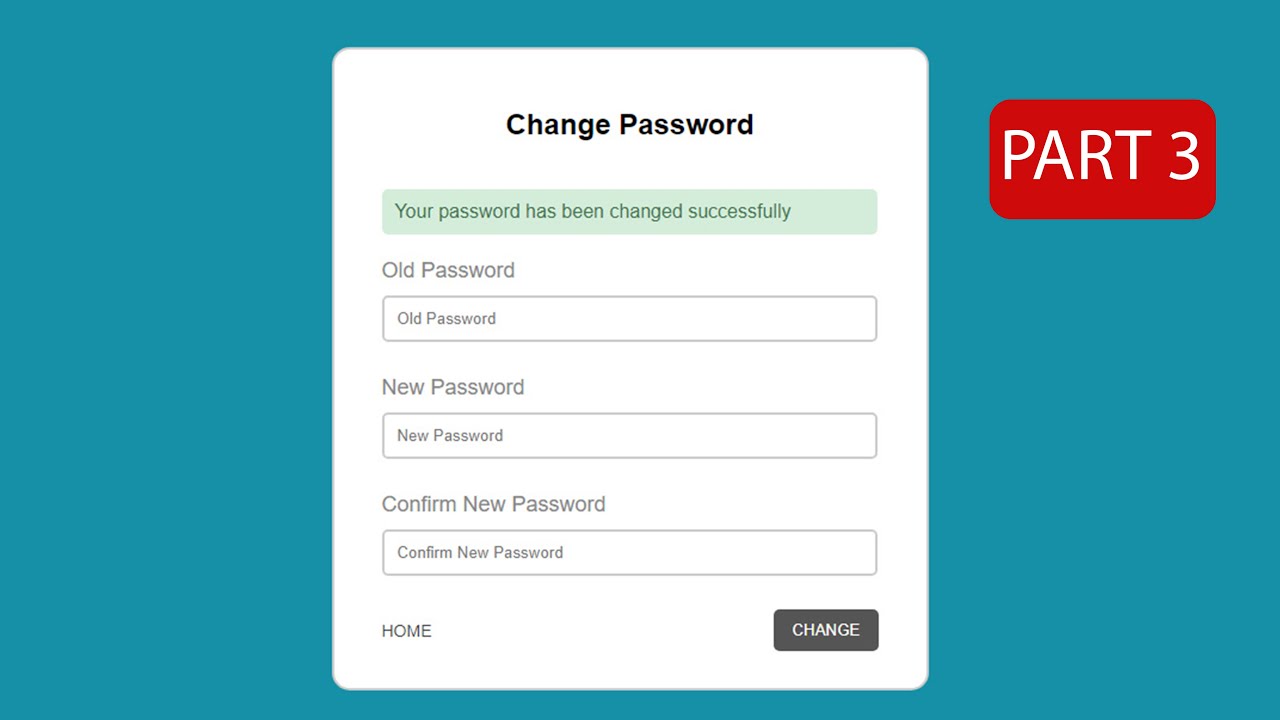 Php Profile System   Change Password