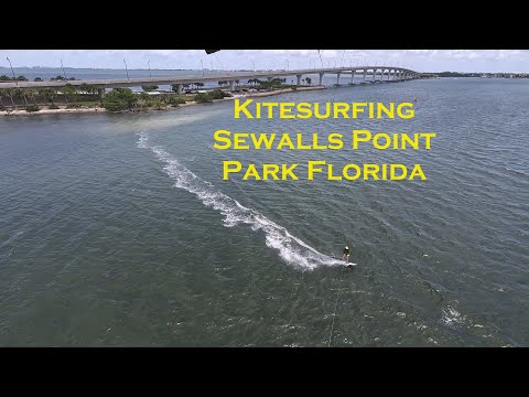 Kitesurfing Sewalls Point Park Florida Mikey Mike Kiteboarding