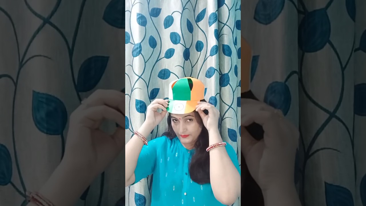 Independence Day🎆 Craft l Tricolor🇮🇳 Cap🎩 