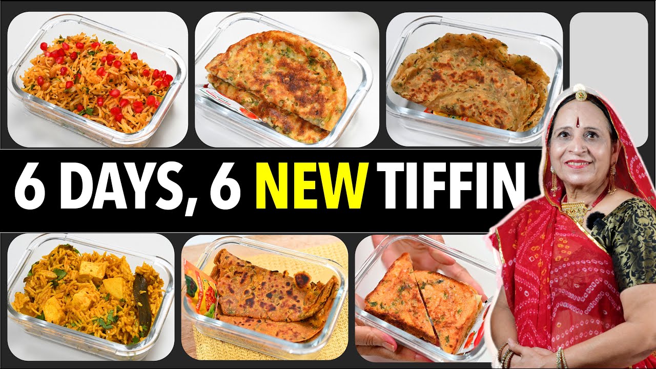 स्कूल के 6 दिनों के लिये बनाएं 6 नयी टिफिन रेसिपी | 6 Days 6 New Tiffin Recipes | PapaMummyKitchen