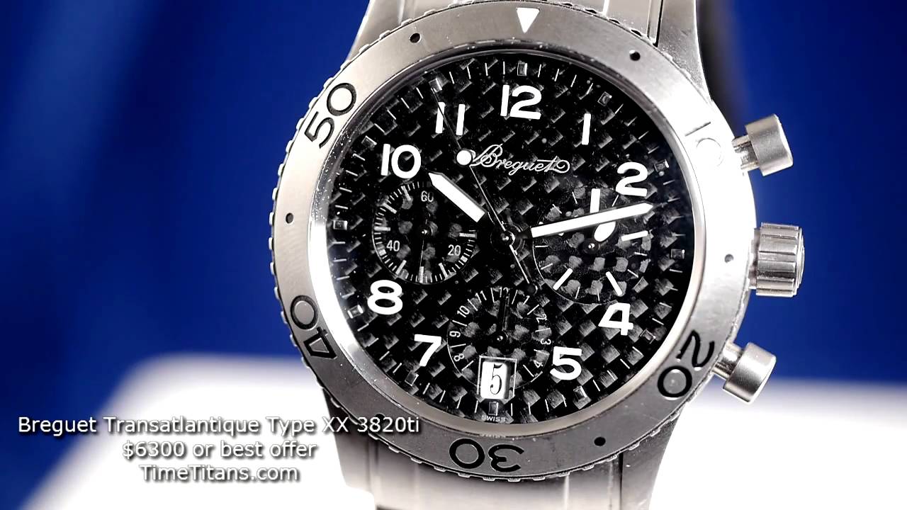breguet type xx titanium