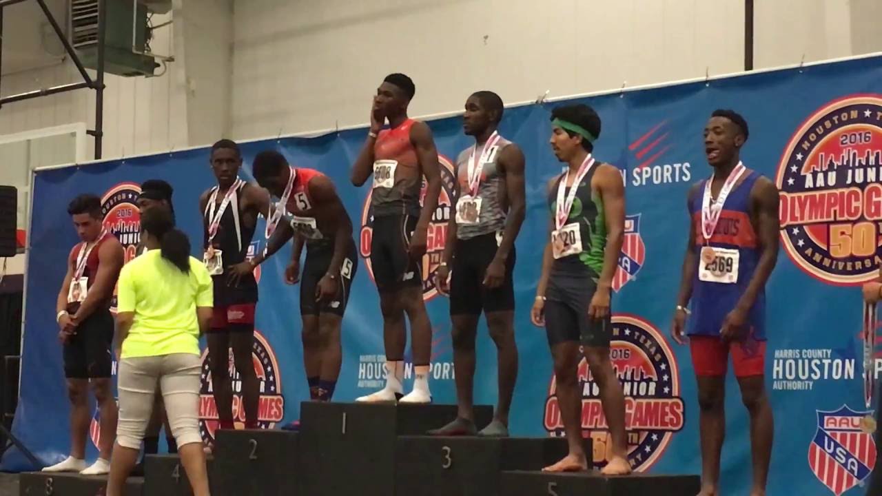 2016 AAU Junior Olympics 800m Finals Cameron Cooper and De'Karyea