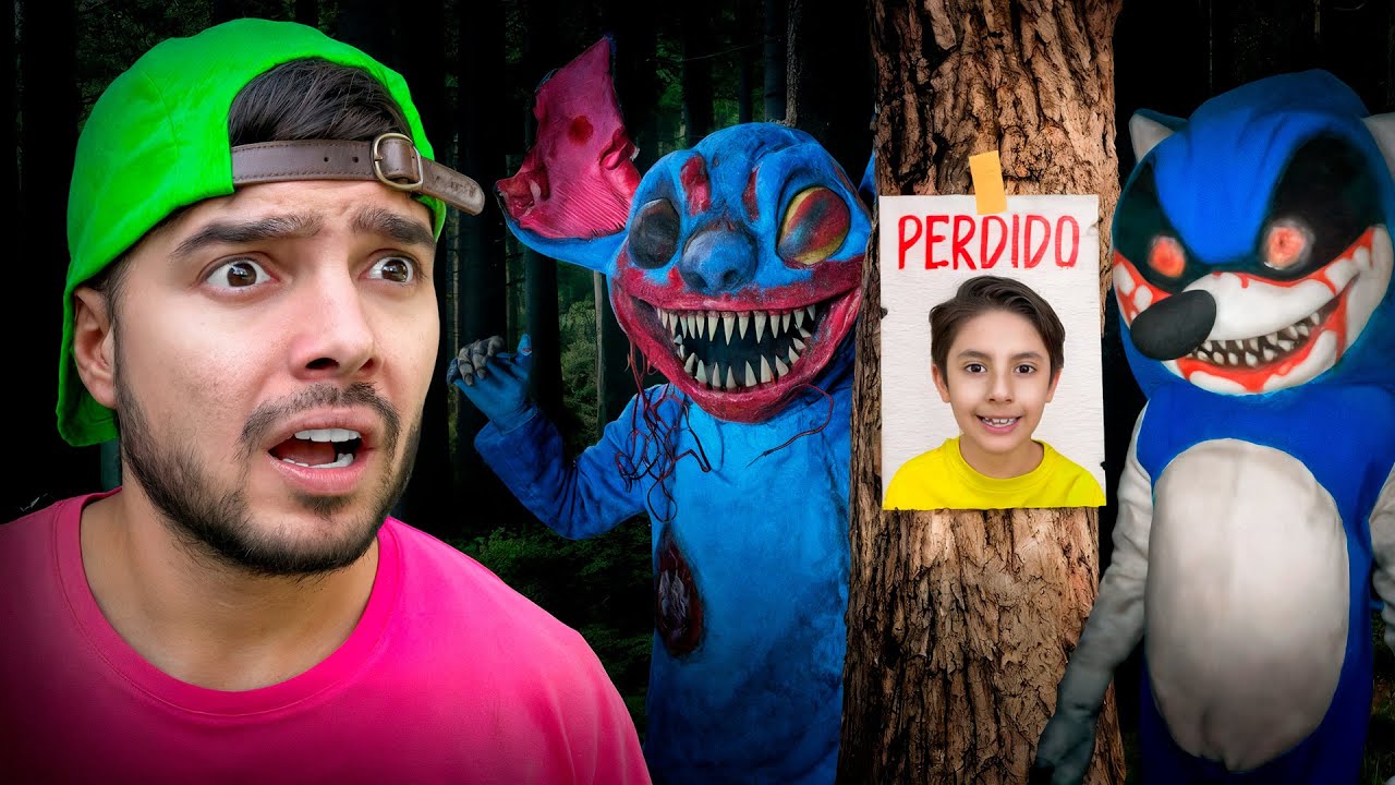 SONIC y STITCH EXE SE LLEVARON a MI HERMANITO