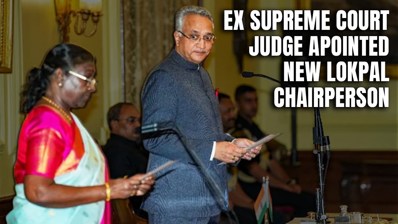 Lokpal Oath Ceremony | Ex Supreme Court Judge AM Khanwilkar Administered Oath As Lokpal Chairperson