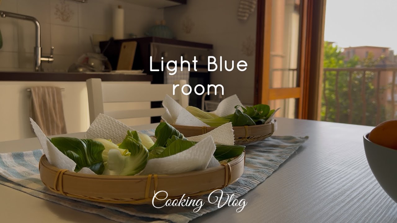 Cooking with me | An Easy Summer Dinner Vlog 🩵 Healthy cooking 🩵