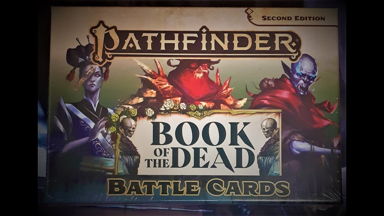 Pathfinder Book of the Dead Battle Cards Unboxing