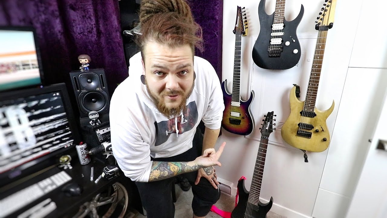 DIY Acoustic Panels /// Hanging Guitars on Drywall /// Studio build pt