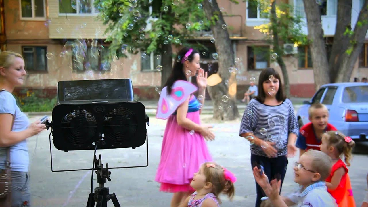 Генератор мыльных пузырей Chauvet, АРЕНДА, НА ПРОКАТ - YouTube