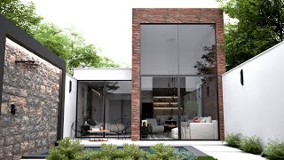 House Design 6x25 Meters