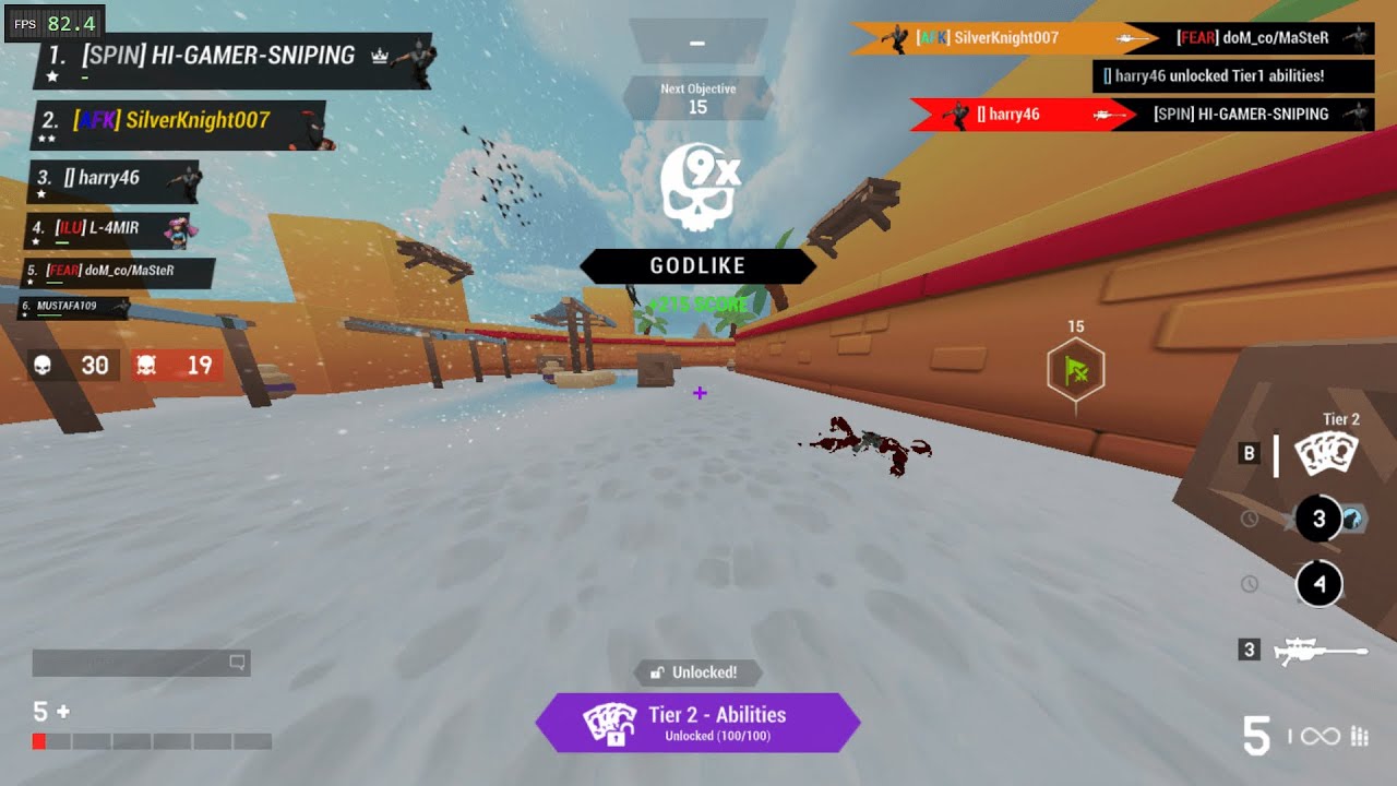 Almost Annihilation in a Pro Lobby | Sniper Gameplay Venge.io