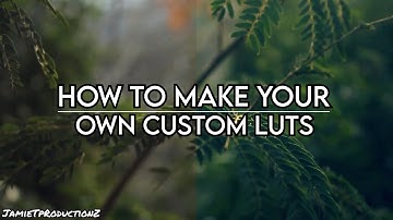 How To Create Your OWN Custom LUTs | My 3 Step Process