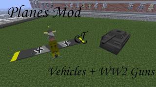 Minecraft: Mod Pack - WW2 Guns, Planes, Elemental Arrows, and more!