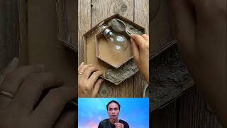how to make garden light decorations💡 #howto #shorts #diy