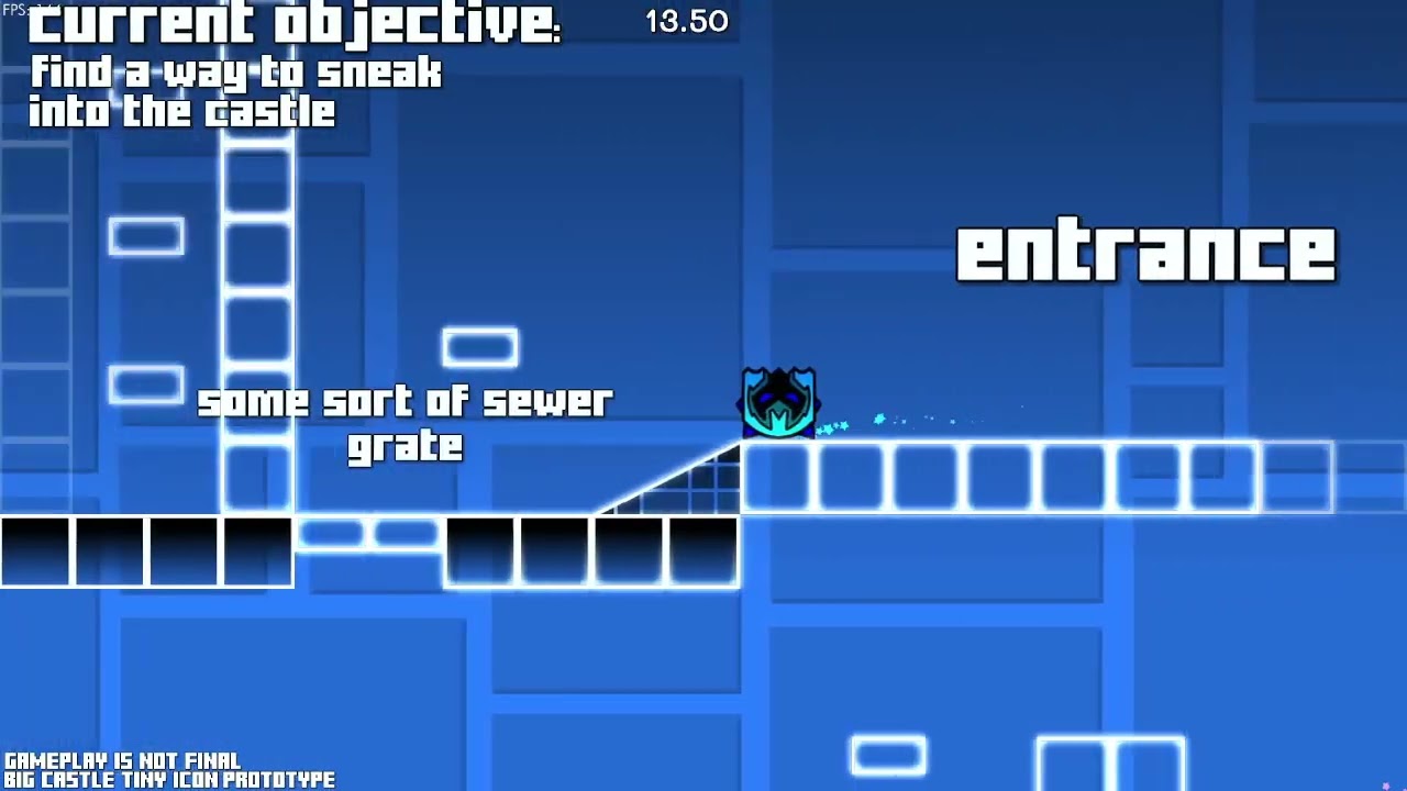 Big Castle Tiny Icon - First Gameplay Prototype (GD 2.2 GAME PROJECT)