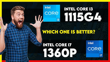 Intel Core i3 1115G4 vs Intel Core i7 1360P Comparison