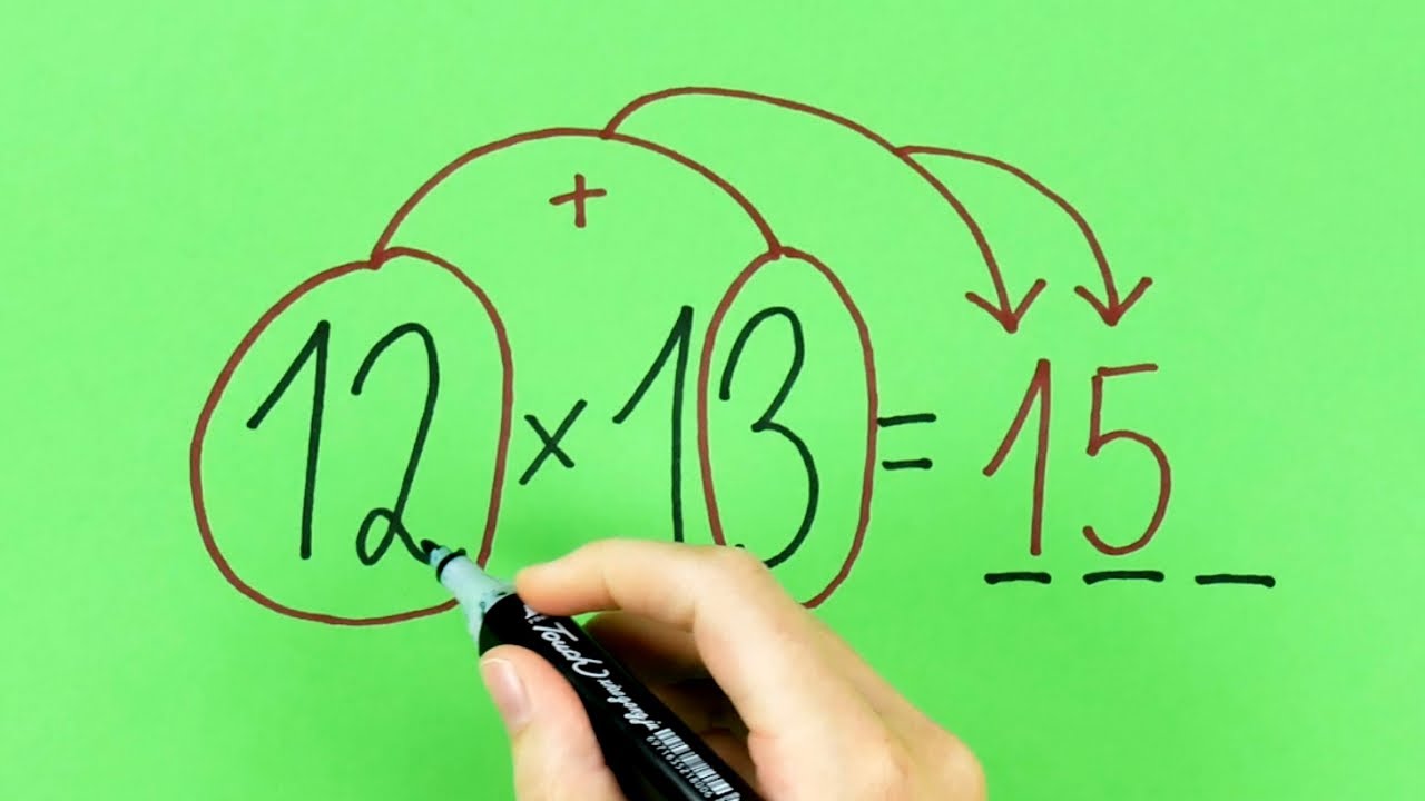 Calcul mental rapide sans calculatrice et d'autres astuces mathématiques  avec les chiffres - YouTube