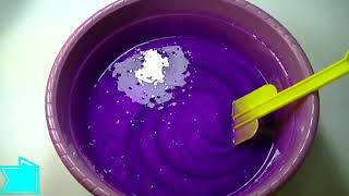 How To Make Diy Twilight Sparkling Slime Violet Metallic Slime