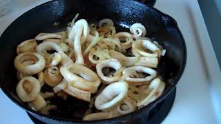 Clips of Squid From the Waters of Newfoundland and How We Cook Them