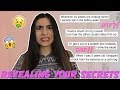 REVEALING YOUR DIRTY SECRETS (reacting to my subscriber's secrets) | Just Sharon