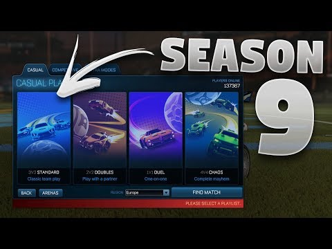 First Look At The New Season 9 Update On Rocket League (Ranked Rumble)