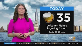 New York Weather: Cloudy And Cold