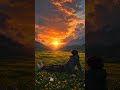 Lost in the beauty of the sunset 🌅✨