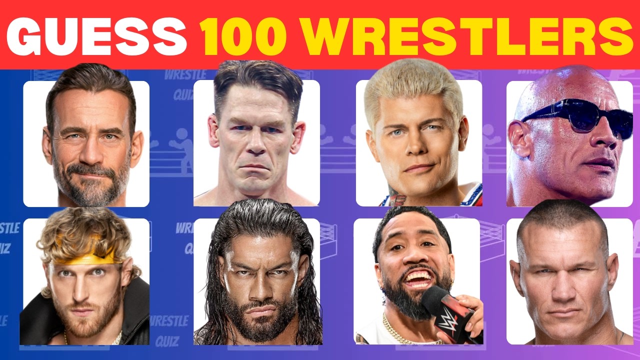Guess 100 WWE Superstars in 3 Seconds! 🏅🔥💀 | EASY to IMPOSSIBLE | WWE Quiz 2025