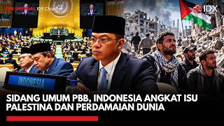 Sidang Umum PBB, Indonesia Angkat Isu Palestina dan Perdamaian Dunia | IDXC UPDATE