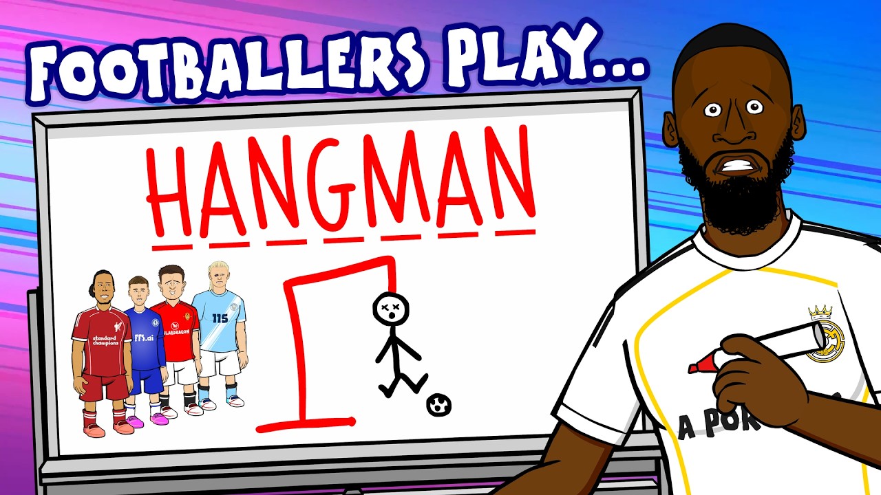 FOOTBALLERS PLAY... HANGMAN😂 Premier League vs Europe!