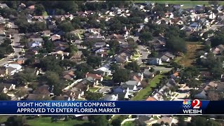 8 new home insurance companies approved to enter Florida market