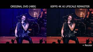 Shaman - Carry On (Original DVD vs Ritualive 4K 20th Year Anniversary Comparison)