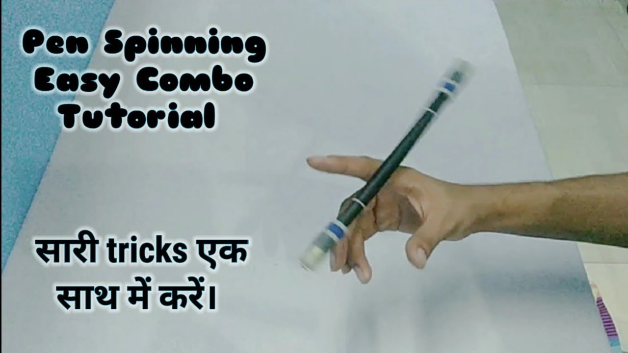 Pen Spinning Easy Combo Tutorial In Hindi Spin verse YouTube