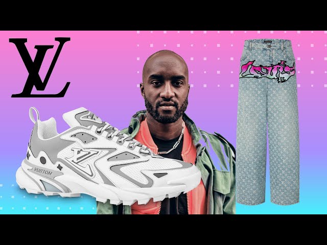 Virgil Abloh's Louis Vuitton Tatic Sneaker & Denim Pants