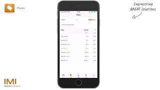 IMI HyTools- Using the Pipe Calculator screenshot 1