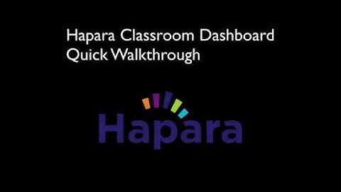 Hapara Classroom Dashboard