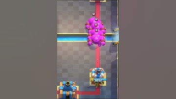 Defend this push with the least amount of elixir! #clashroyale #shorts #gaming