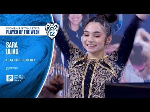 Sara Ulias wins Pac-12 Women's Gymnastics Coaches Choice - March 2, 2021