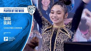 Sara Ulias Wins Pac-12 Womens Gymnastics Coaches Choice - March 2, 2021