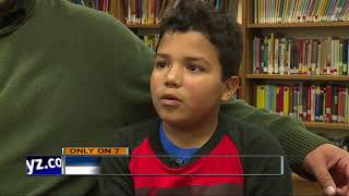 Local boy stand up to bullies and explains his motivation