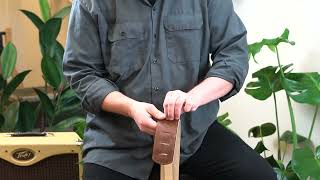 How To Adjust A Franklin Guitar Straps Tail Length